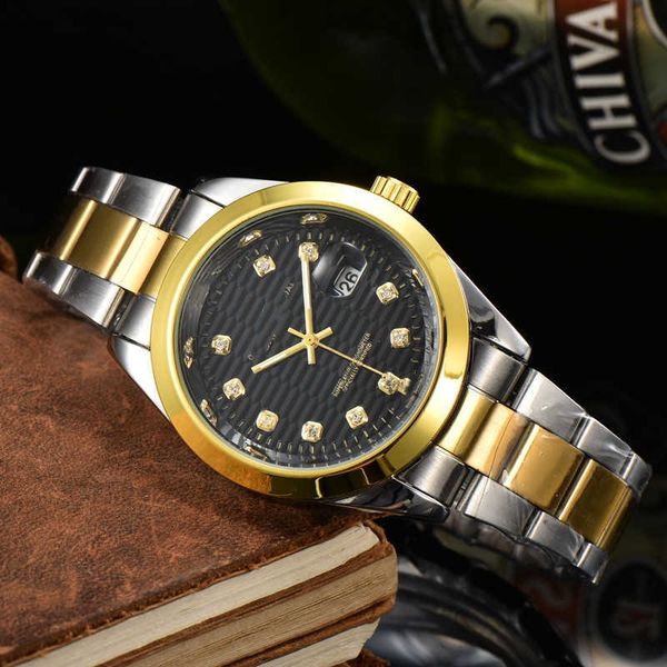 

wholesale original r olax watch online shop quartz log corrugated steel band with gift box, Slivery;golden