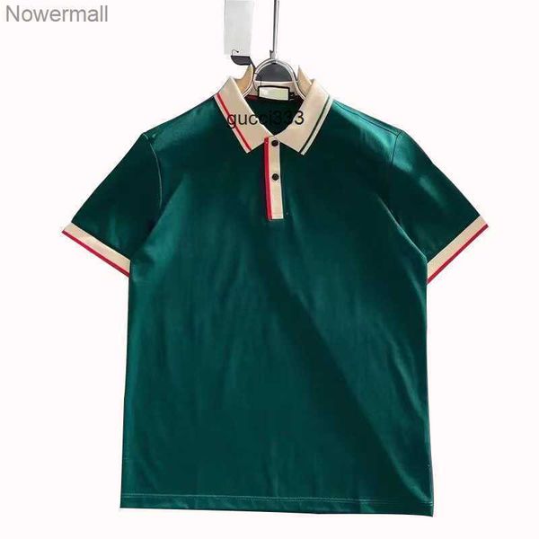 

fashion polos brand ggity neck station shirts cotton luxury short sleeve t-shirt apparel personalized printing round men's t net red tr, White;black