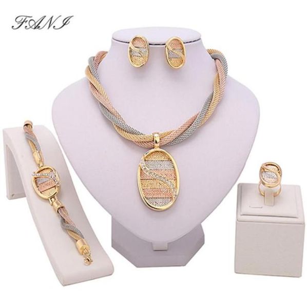 

earrings necklace fani bridal gift dubai goldcolorful jewelry sets brand nigerian wedding accessories african beads set wholesa1938800, Silver