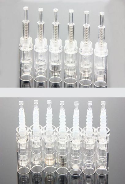 

microneedling 9123642round nano pins needle cartridge for mym derma pen bayonet screw port cartridge micro needle dr pen for 5385166