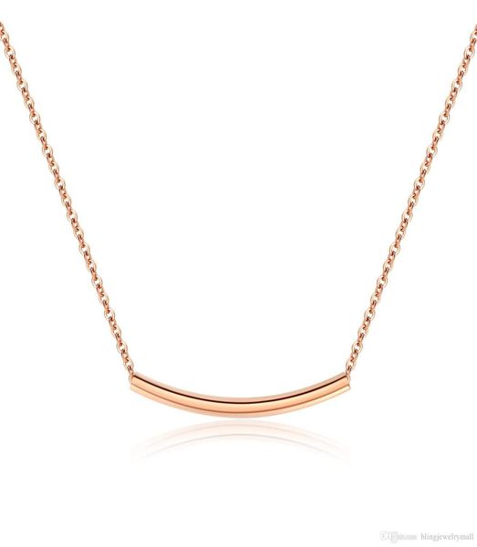 

fashion bar charm choker necklace for women rose gold link chain stainless steel female statement necklace jewelry gift gx13126925058, Silver