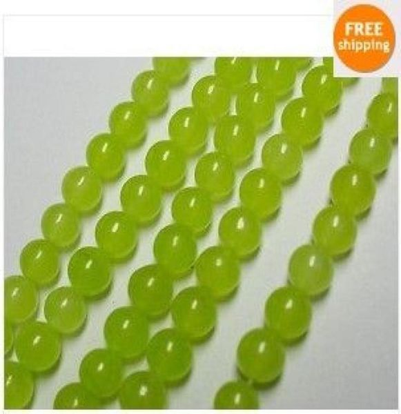 

6mm green peridot gemstone round loose bead 1503903901232778870, Crystal