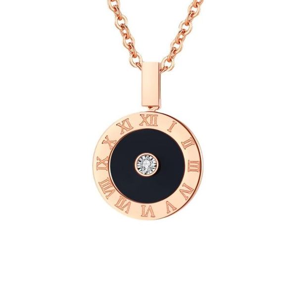 

designer necklace jewellery pendant necklaces diamond clavicle chain titanium steel goldplated never fade not cause allergic sto6045697, Silver