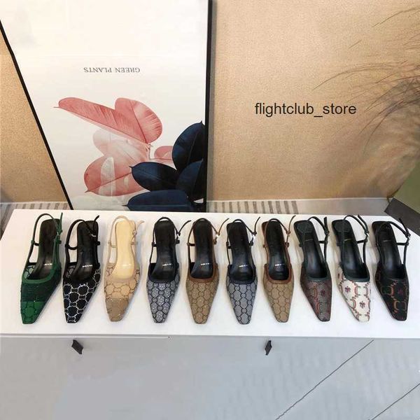 

leather cat rhinestone ggity dress shoes designer heel mesh womens pointed toe flat g canvas ladies heels wedding shoes sandals 35-41, Black