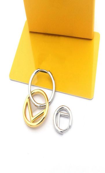 

europe america fashion style lady women goldsilver double colour hardware engraved letter asymmetric hooped earrings1765283, Golden;silver