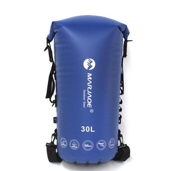 

30l trekking dry bag impermeable floating backpack roll sail kayak drypak motorcycle drybag bouy bike boat drysack deck bag 221241167