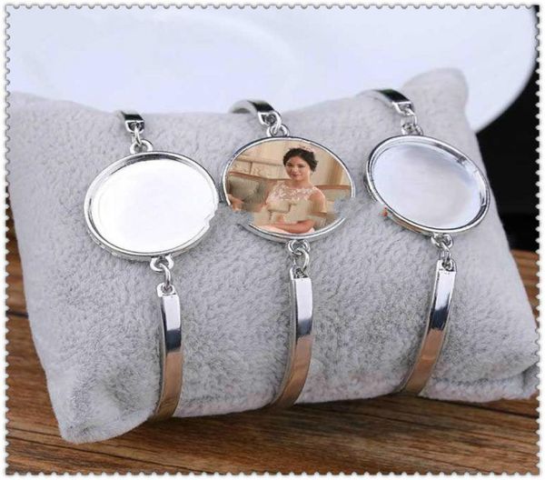 

sublimation blank bracelets for women fashion transfer printing bracelet jewelry consumables new arrvial6947531, Black