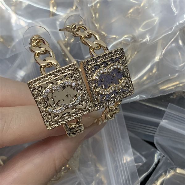 

20 style simple earrings designer stud luxury women ccity diamond pearl earring classics jewelry woman c earing 878, Golden;silver