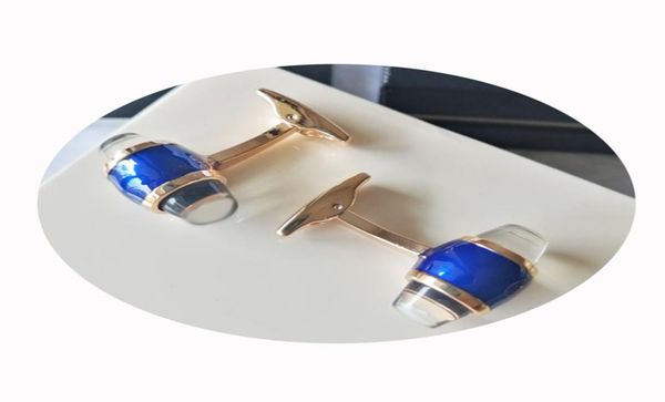 

lm32 luxury designer shirt cuff links crystal head classic jewelry copper cufflinks 4 color8541947, Silver