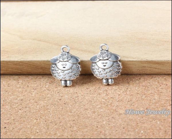 

vintage charms animal sheep alloy pendant ancient silver metal fits bracelets necklace diy jewelry accessories 60pcslot 2013mm 21961329, Bronze;silver