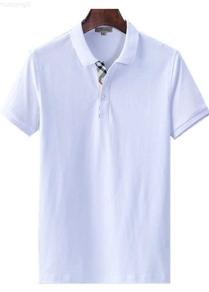 

mens polos shirts men fashion tees classic multiple color lapel short sleeves plus embroidery business casual cotton breathable casual allig, White;black