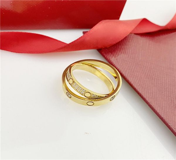 

new designer design titanium ring fashion jewelry men and women couple ringsno color fading and no allergy6610144, Silver