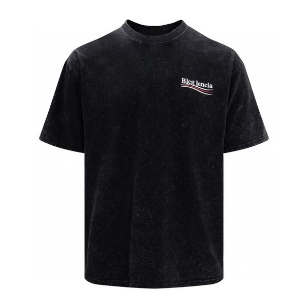 

blcg lencia summer t-shirts high street hip-hop style 100% cotton quality men and women drop sleeve loose tshirts oversize 23160, White;black