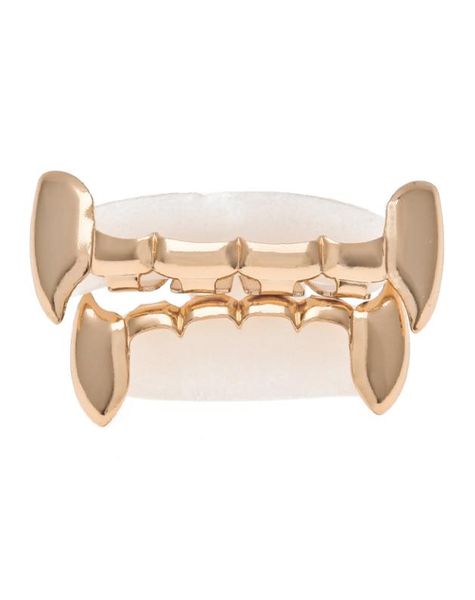 

fang grillz set 24k rose gold plated half teeth dracula vampire fangs slim grills gold bottom grillz teeth set2271285, Black