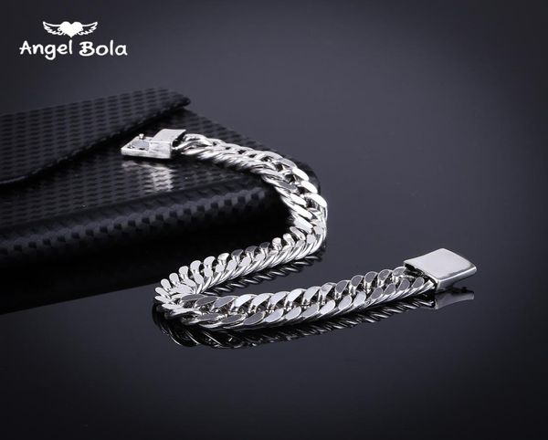 

2018 wholesale couple bone chain fashion creative ancient silver bracelet send couple send boyfriend7349727, Black