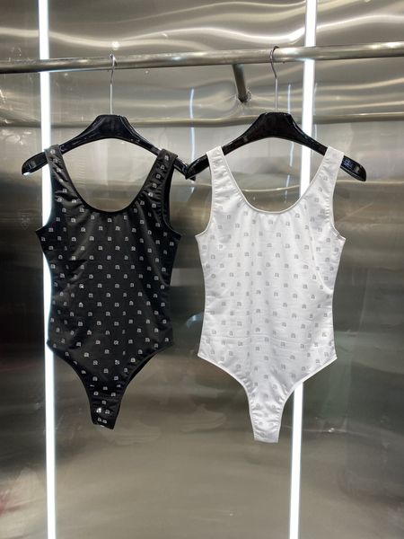 

bodysuit women's spring and summer one-piece diamond swimsuit stylish and slim jumpsuit and romper, White;black