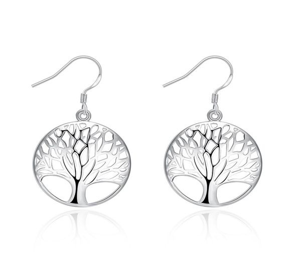 

tree of life shaped dangle earrings fashion exquisite classic silver earrings jewelry for women wedding party engagement accessori6340354