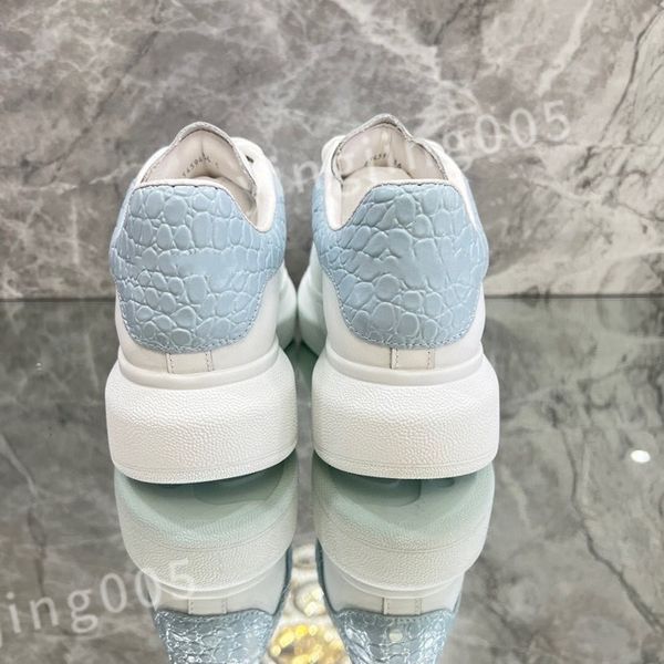

new platform designer sneakers casual shoes leather lace up men fashion white black mens womens espadrilles sports trainer xsd221134