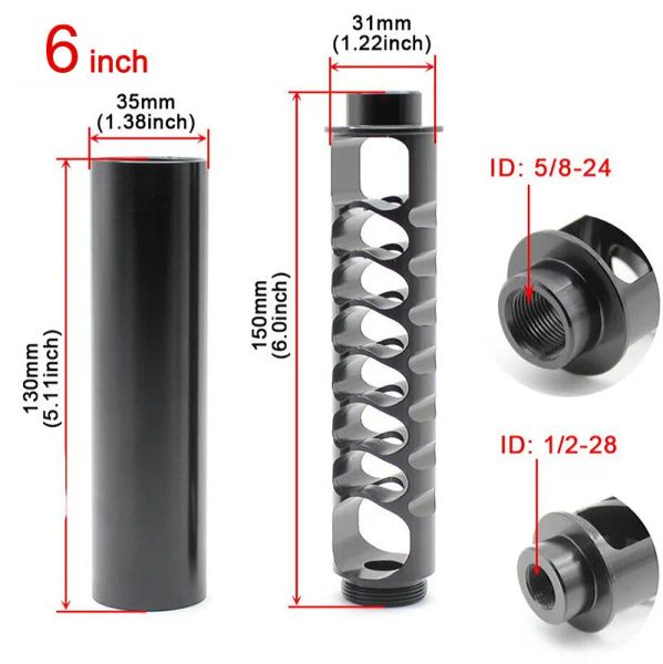 

aluminum 1/2-28 5/8-24 6inch 10inch single core fuel filter solvent trap for napa 4003 wix 24003 car motorbike