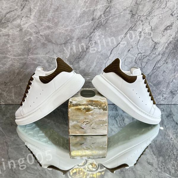 

2023 new luxury fashion designers casual shoes espadrilles trainers flats platform sneakers white black leather womens lace up mens xsd22112