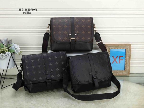 

fashion men messenger bag trio bags designer handbags leather briefcases man shoulder backpack sport male cross body purse