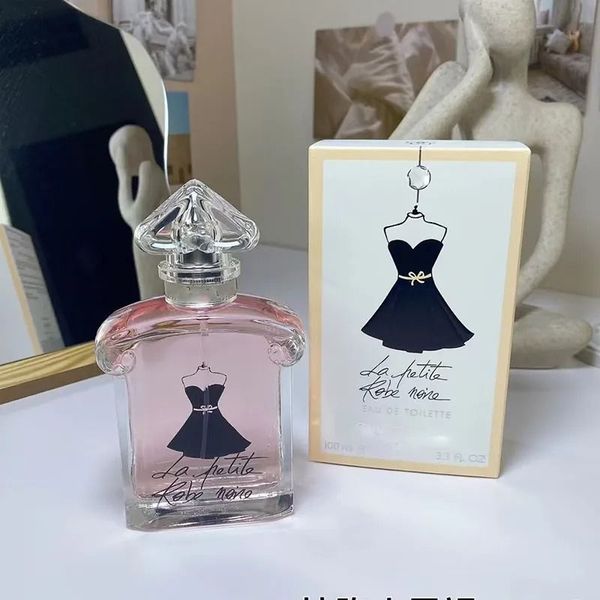 

women fragrance black dress perfume eau de toilette 100ml 3.3fl.oz long lasting smell paris parfum spray fast delivery