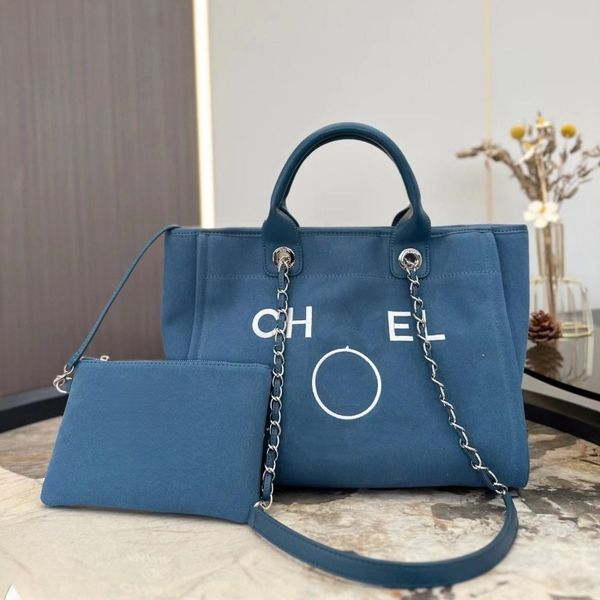 

tote bag designer brand bag beach chains crossbody luxurys handbag fashion shoulder canvas lady travel bag handbag 36*30