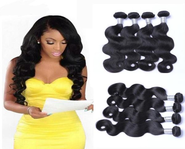 

unprocessed brazilian kinky straight body loose deep wave curly hair weft human hair peruvian indian malaysian hair extensions dye3197283, Black