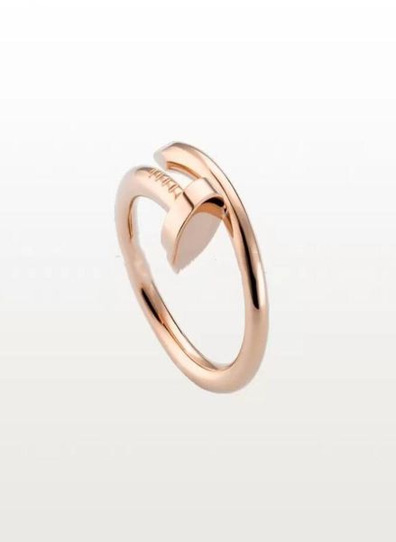 

fashion designer gold letter band rings bague for women lady party wedding lovers gift engagement jewelry4957539, Silver