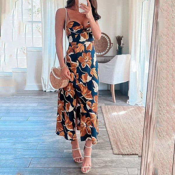 

summer printing slip dress temperament waist controlled elegant, Black;gray