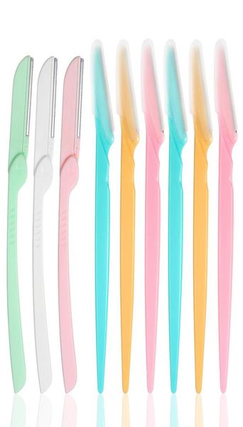 

razors multi color eyebrow trimmer facial hair remover for women and men 9 packs unfoldable eyebrow shapers and foldable eyebrow s8116495