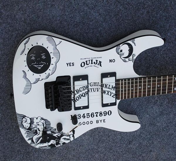 

custom wh starmoon fingerboard electric guitar with active pickups upgraded wood and floyd rose tremolo system guitar6605399