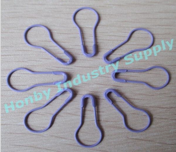 

steel construction purple color pear shape knitting safety pin coilless safety pin 2000 pcs per pack9552490, Silver