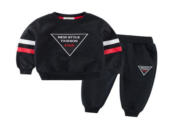 

toddler kids baby boys clothes long sleeve hoodie pants cotton outfit baby clothing sets children039s clothing7330303, White