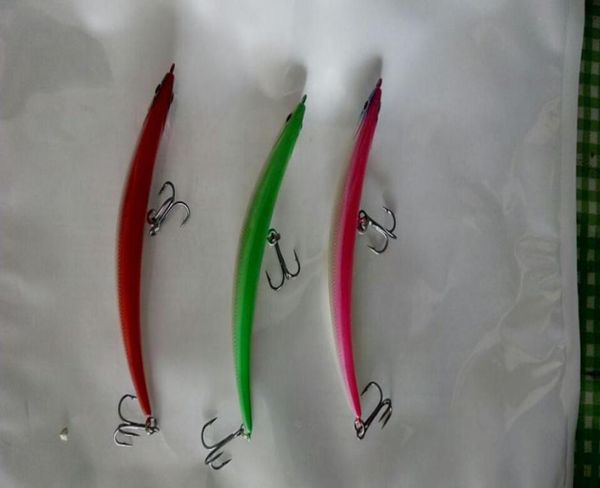 

5pcs 11cm10g vmc treble hook dying fish pencil lure012348375443