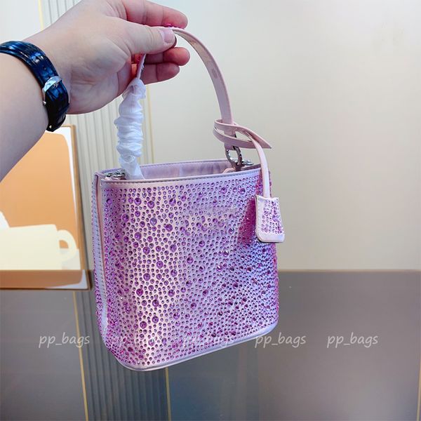 

designer crystal bag tote womens luxurys handbags silk diamond black ladies shouler crossbody bags