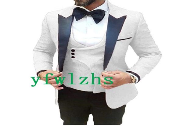 

custommade embossing groomsmen peak lapel groom tuxedos men suits weddingpromdinner man blazerjacketpantstievest w8084741515, Black;gray