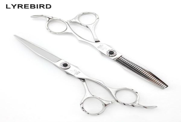 

lyrebird high class professional hair scissors 6 inch japan hair cutting shear hair thinning scissors anti slip handle new1497000