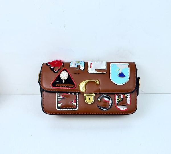 

american classic badge underarm bag three colors of all-in-one shoulder oblique female high-end design