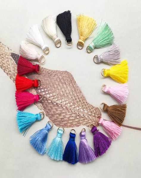 

tassel woolen charms pendant for keychain necklace bracelet earrings jewelry making supplies findings components acessories chri4169139, Bronze;silver