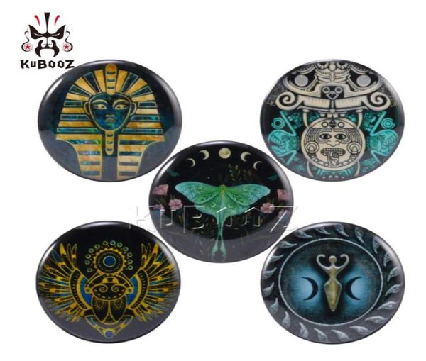 

kubooz acrylic ancient mystery pattern ear plugs tunnels gauges piercings body jewelry piercing expander stretchers whole 6252310856, Silver