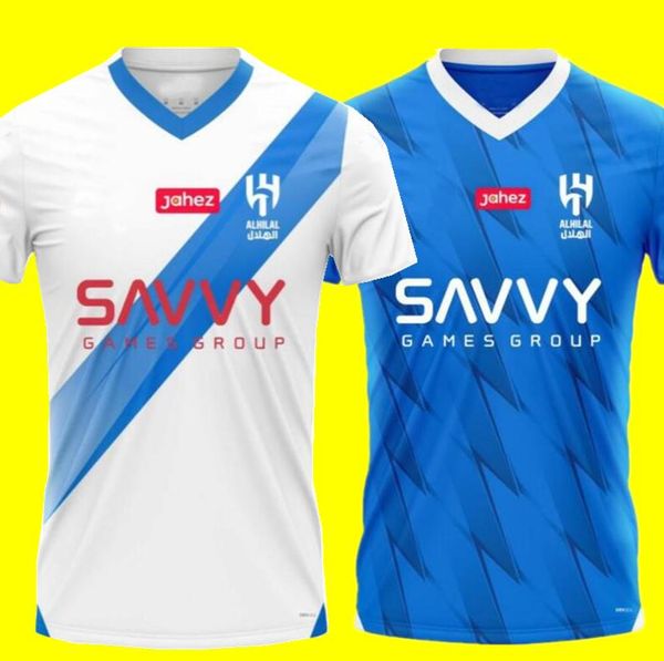 

23 24 maillot al-hilal sfc soccer jerseys kids kit foot 2023 2024 sergej neves koulibaly football shirt home away survetement de foot, Black;yellow