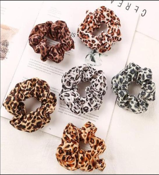 

girls leopard scrunchies for hair animal print chiffon scrunchy hair cheetah scrunchies for hair elastic bobbles ties bands scrunc2443557, Golden;silver