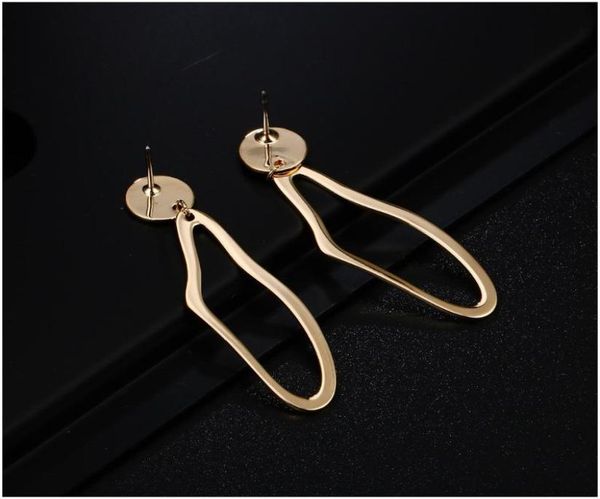 

dangle chandelier large earrings female gold silver color geometric shaped ethnic vintage drop for women fashion jewelry 20219250595