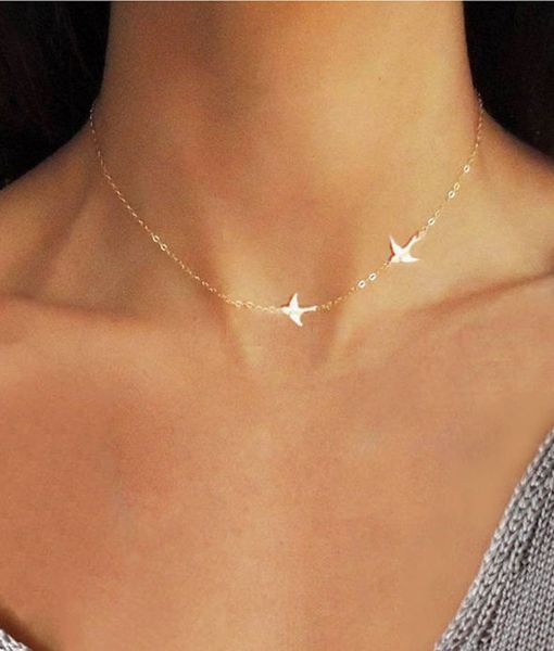 

925 sterling silver bird choker necklace.mother gift, wife gift, sister gift, friend gift