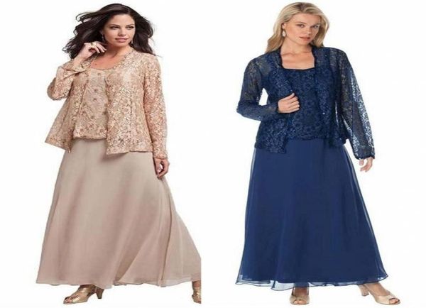 

2019 three pieces mother of bride dresses pant suits long sleeves lace ankle length evening party dress vintage wedding guest gown6494438, Black;red