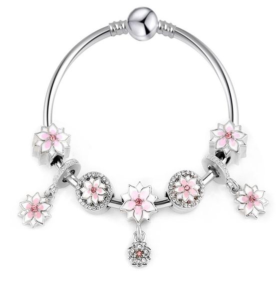 

fashion snake chain bracelets collection fit pandoras 925 sterling silver charm bracelets for women8492377, Black