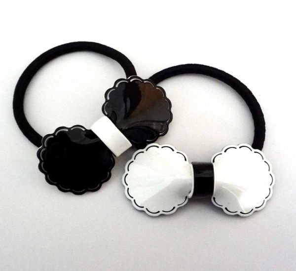 

56x3cm fashion simple black and white acrylic rubber bands c head rope hair ring hairpin for ladies collection headdress jewelry 1067133, Pink