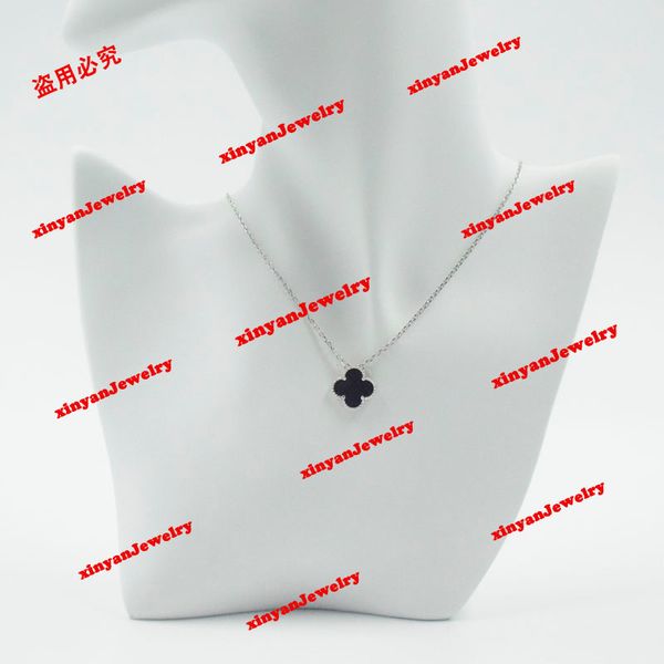 

designer necklace jewelry 4 leaf clover pendant necklaces bracelet stud earring gold silver mother of pearl green flower necklace link gift