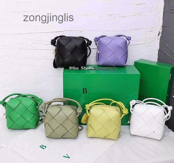 

cassettes b-shaped venetas botteges bags bag women's leather 2023 cassette woven one-shoulder cross-body aedk